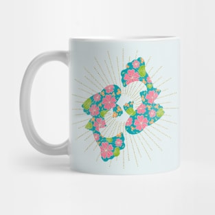 Floral koi Mug